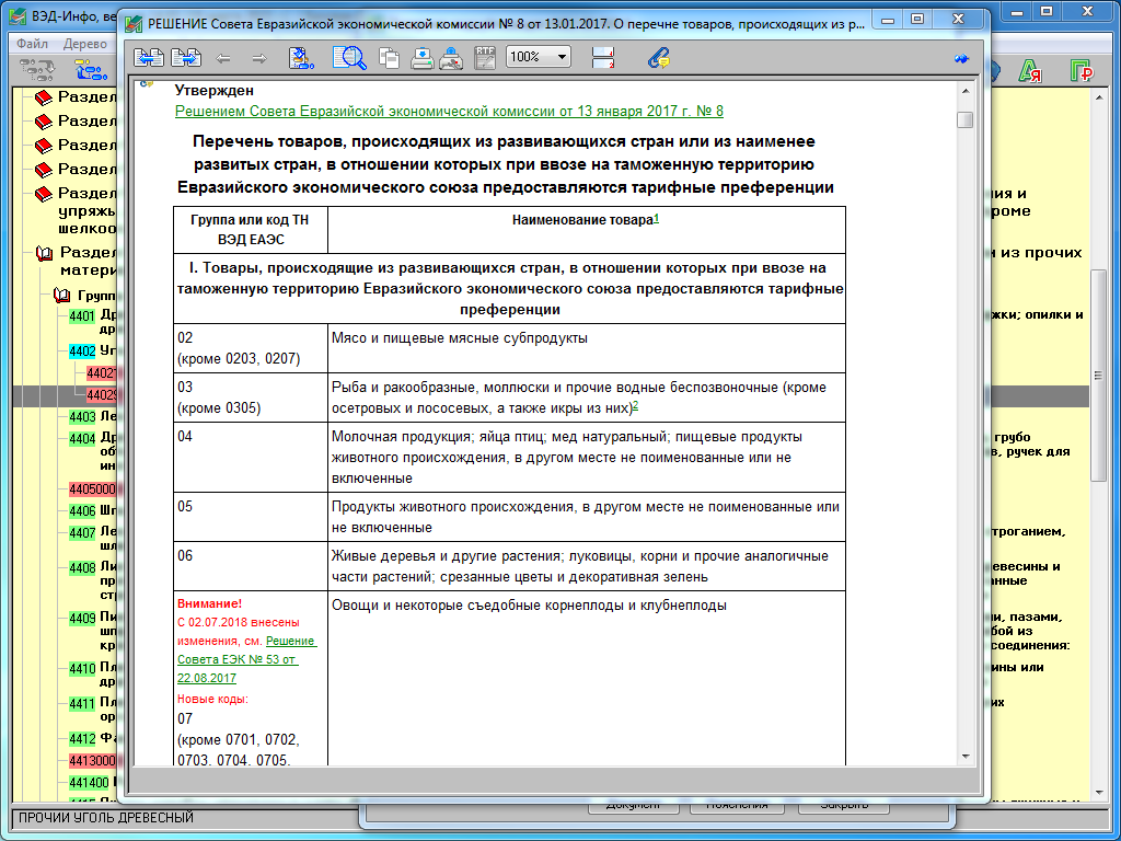 03 ved info poisk informacii o tarifnyh preferenciah